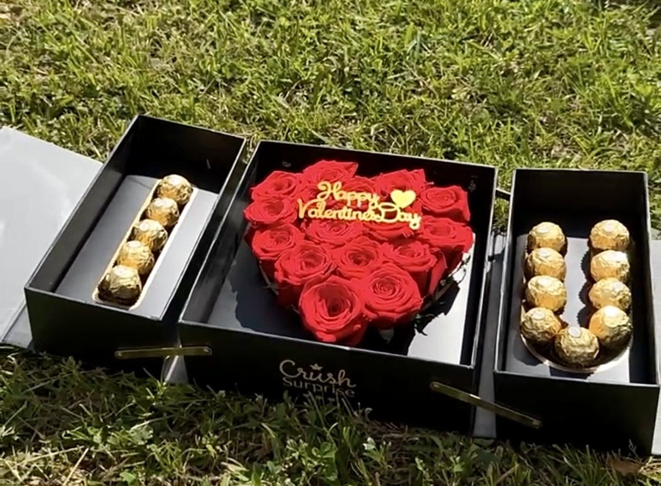 Gift Love You Box and Chocolates